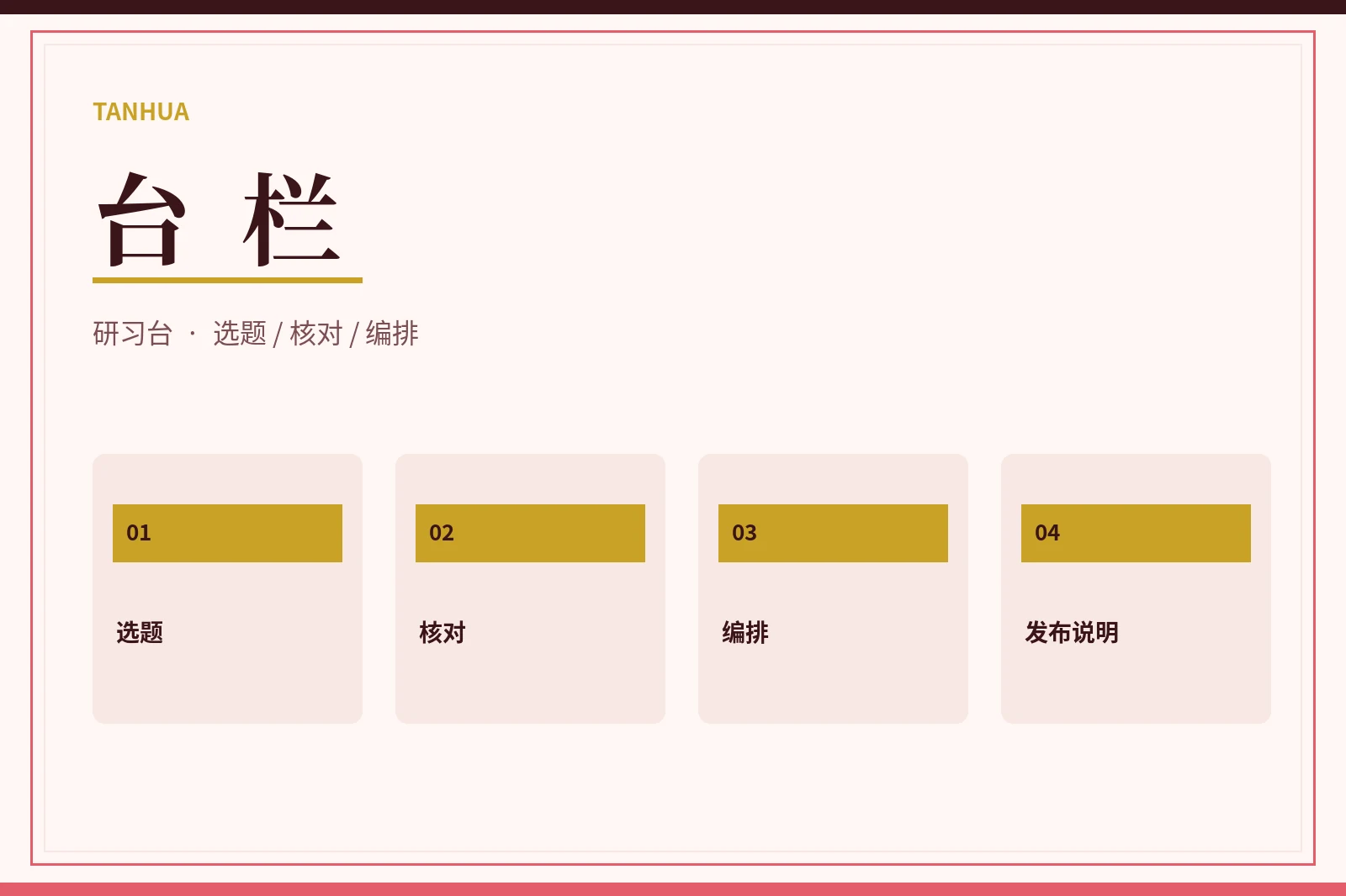 案头整理